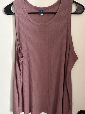 Old Navy Ribbed Tank Top - Dusty Mauve